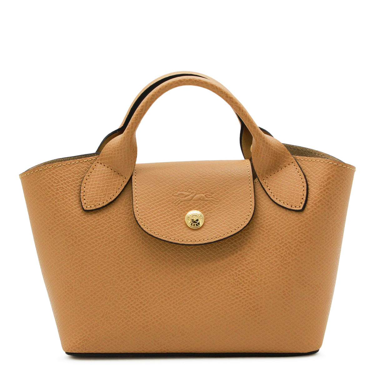 BEIGE LEATHER EPURE XS CROSSBODY BAG