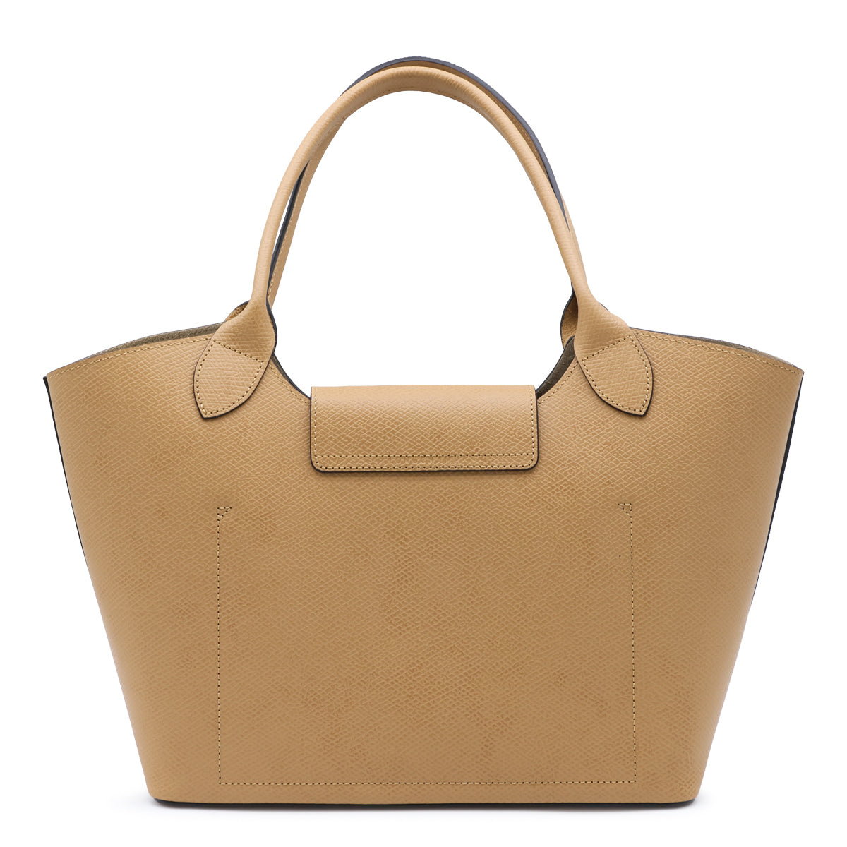 BEIGE LEATHER EPURE L TOTE BAG