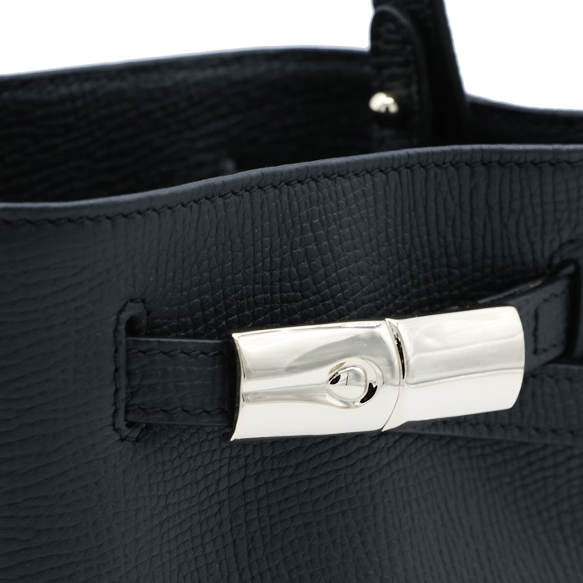 BLACK LEATHER LE SMART FLOW S SATCHEL