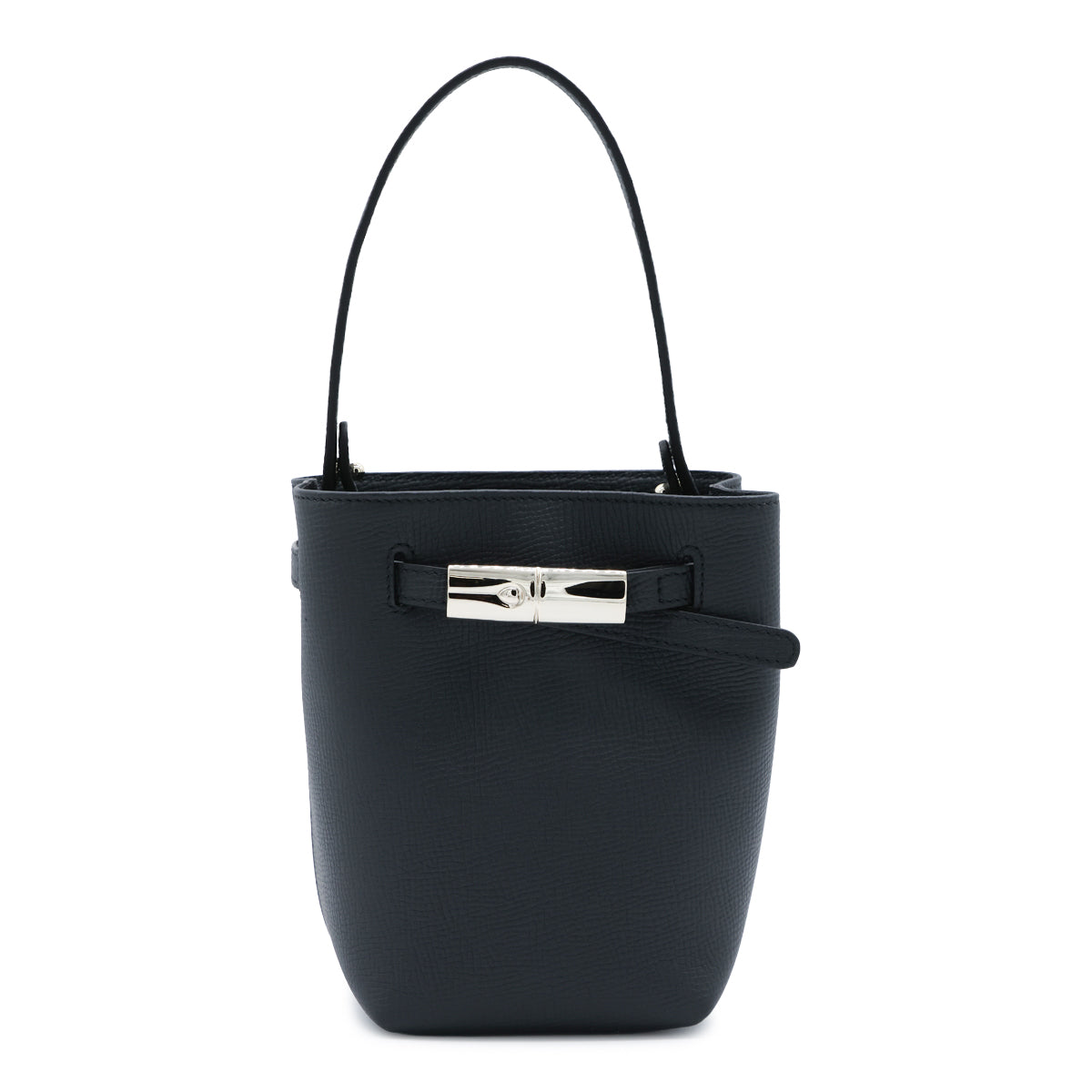 BLACK LEATHER LE SMART FLOW S SATCHEL