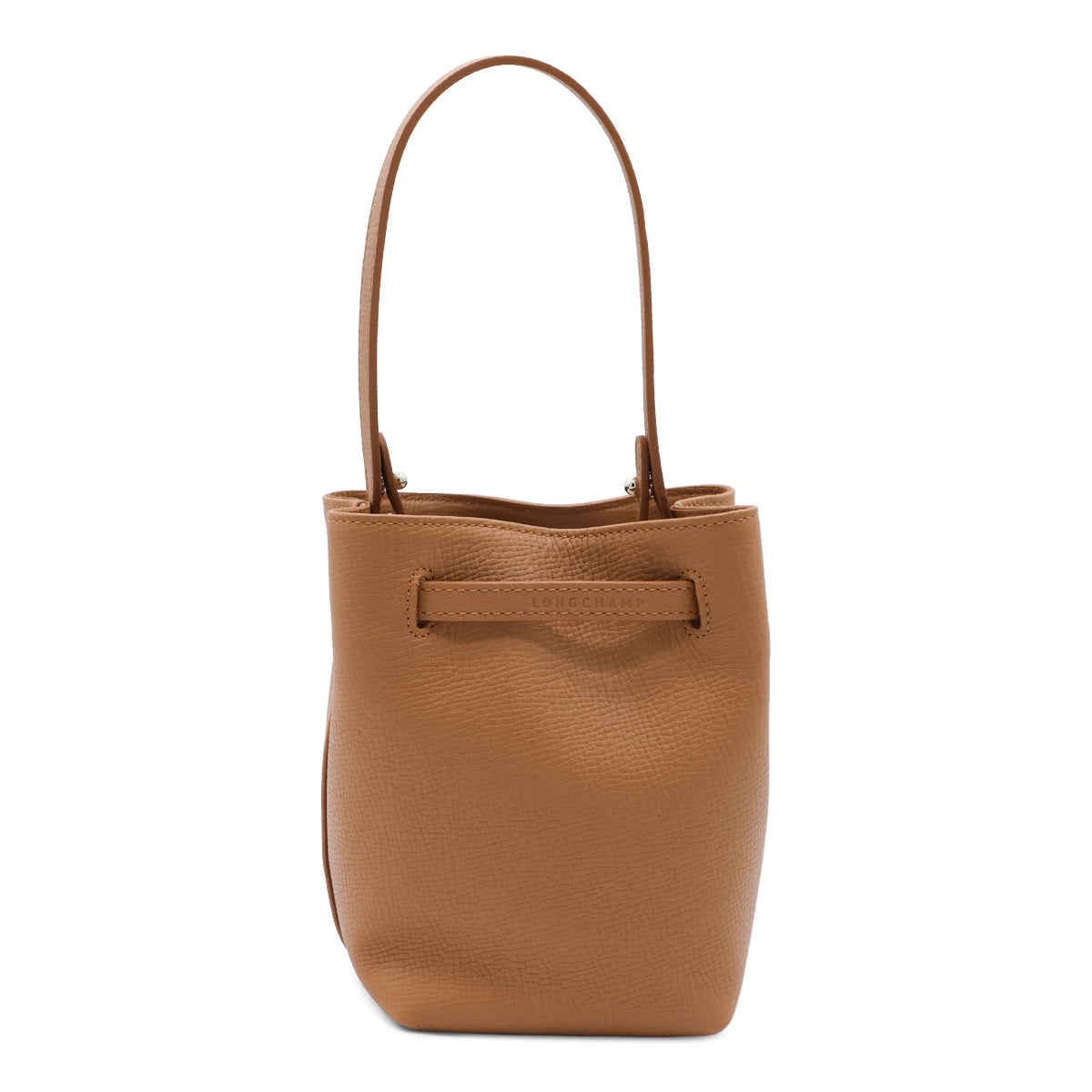 CARAMEL LEATHER LE SMART FLOW S SATCHEL