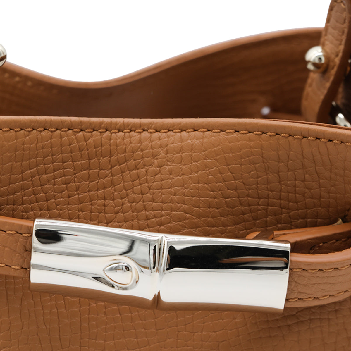 CARAMEL LEATHER LE SMART FLOW S SATCHEL