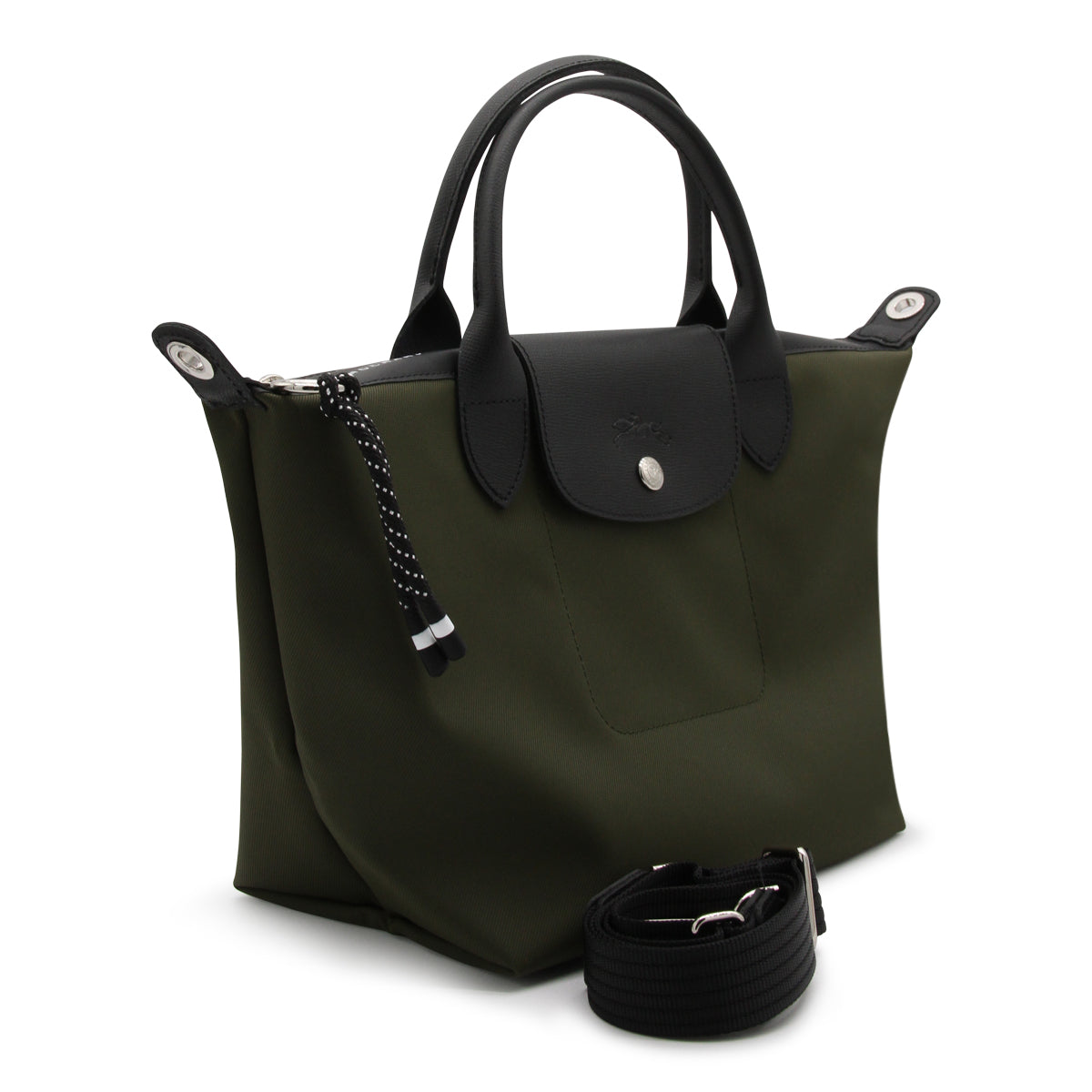 DARK GREEN LE PLIAGE ENERGY S TOTE BAG