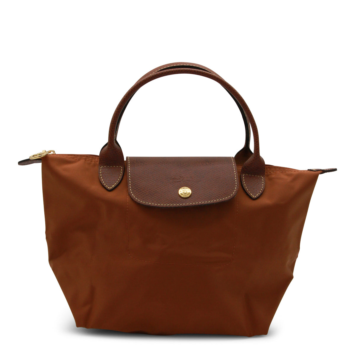 BROWN CANVAS LE PLIAGE S TOTE BAG