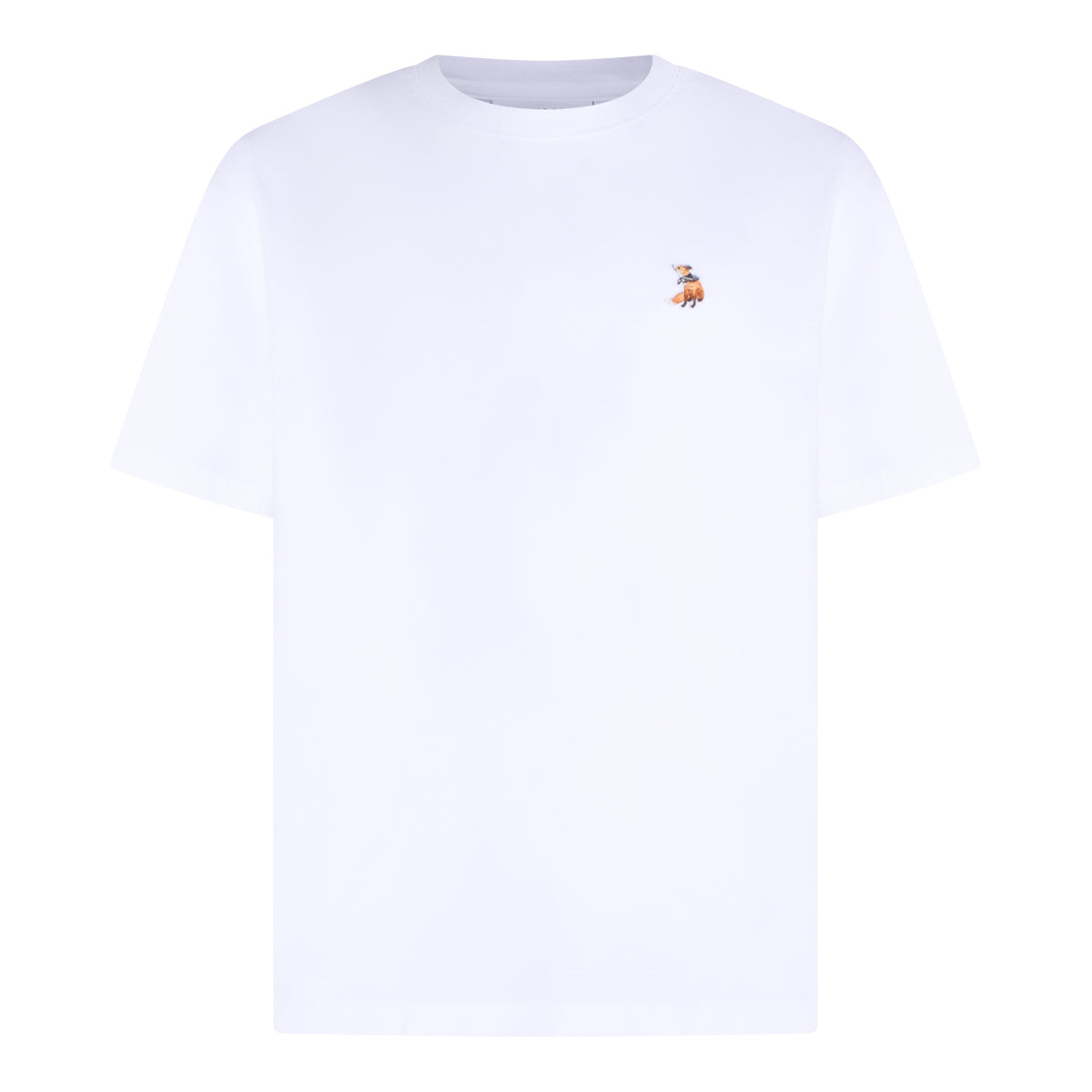 WHITE COTTON T-SHIRT