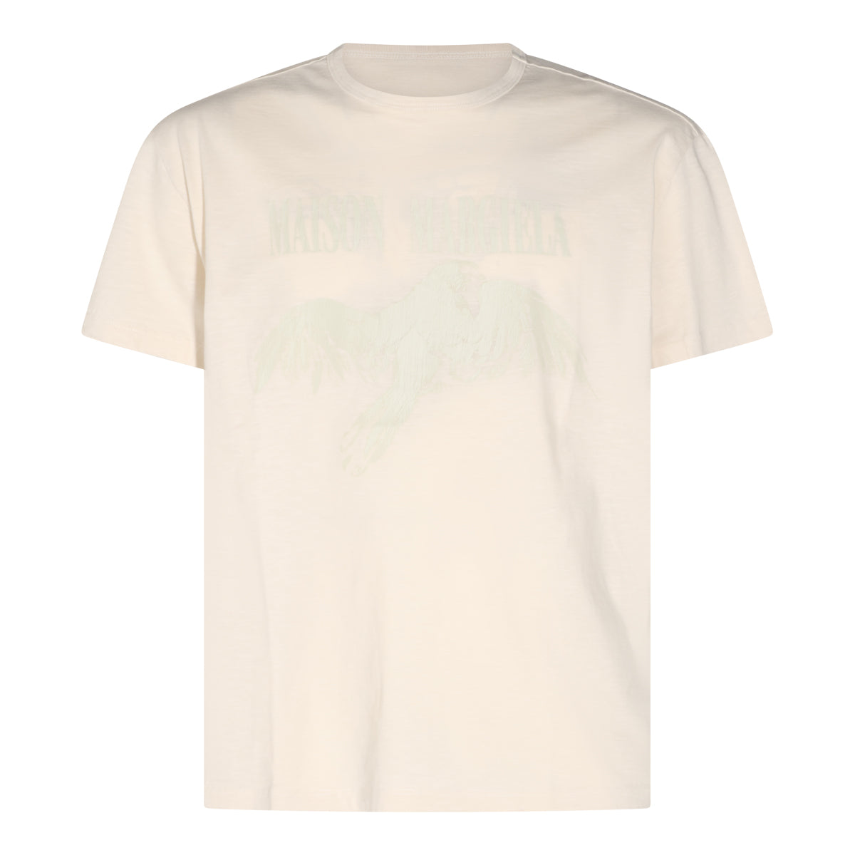WHITE COTTON T-SHIRT