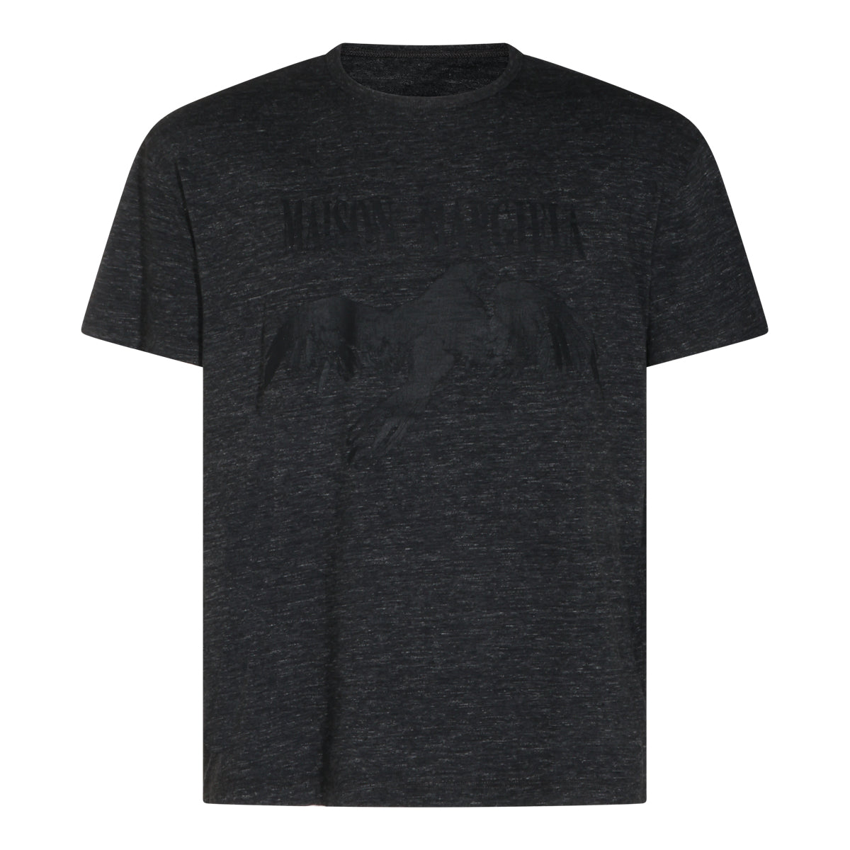 DARK GREY COTTON T-SHIRT