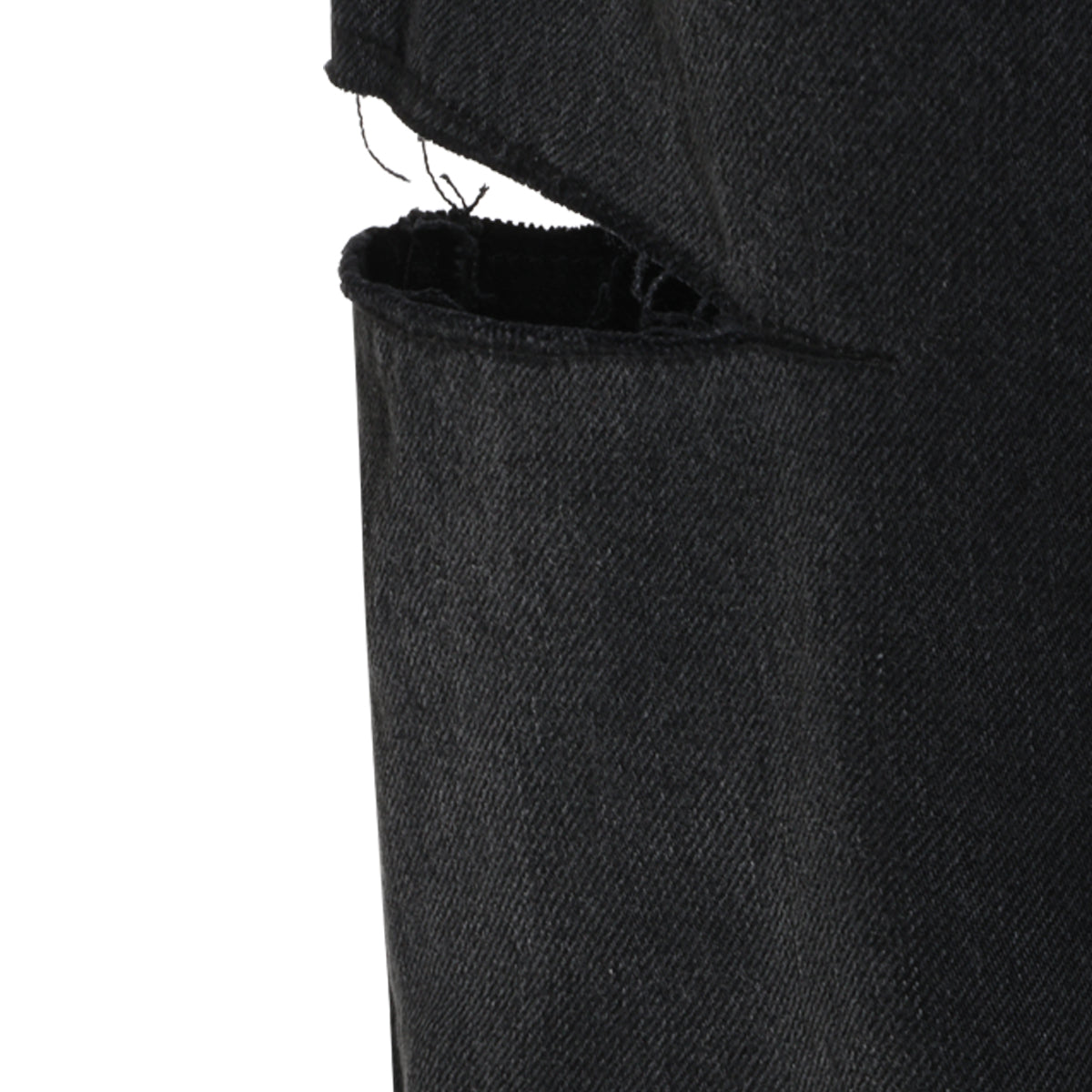 BLACK COTTON JEANS
