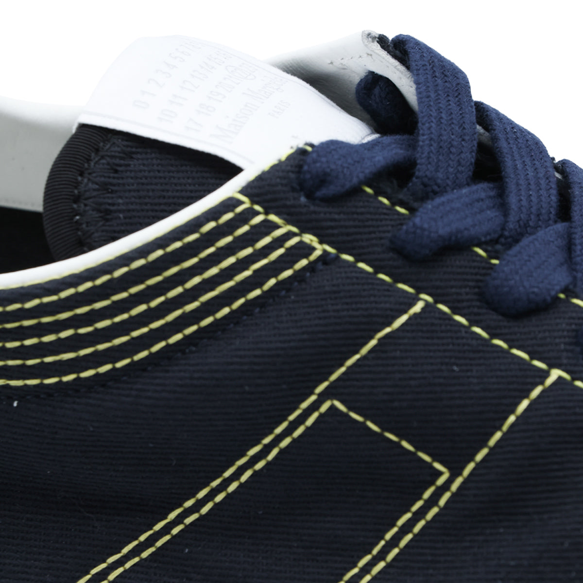NAVY LEATHER REPLICA SOFT SNEAKERS