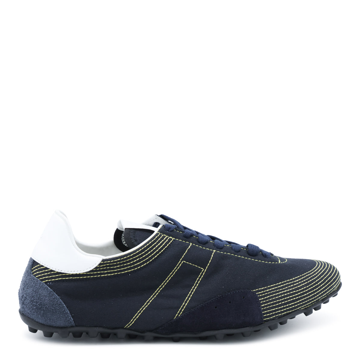 NAVY LEATHER REPLICA SOFT SNEAKERS