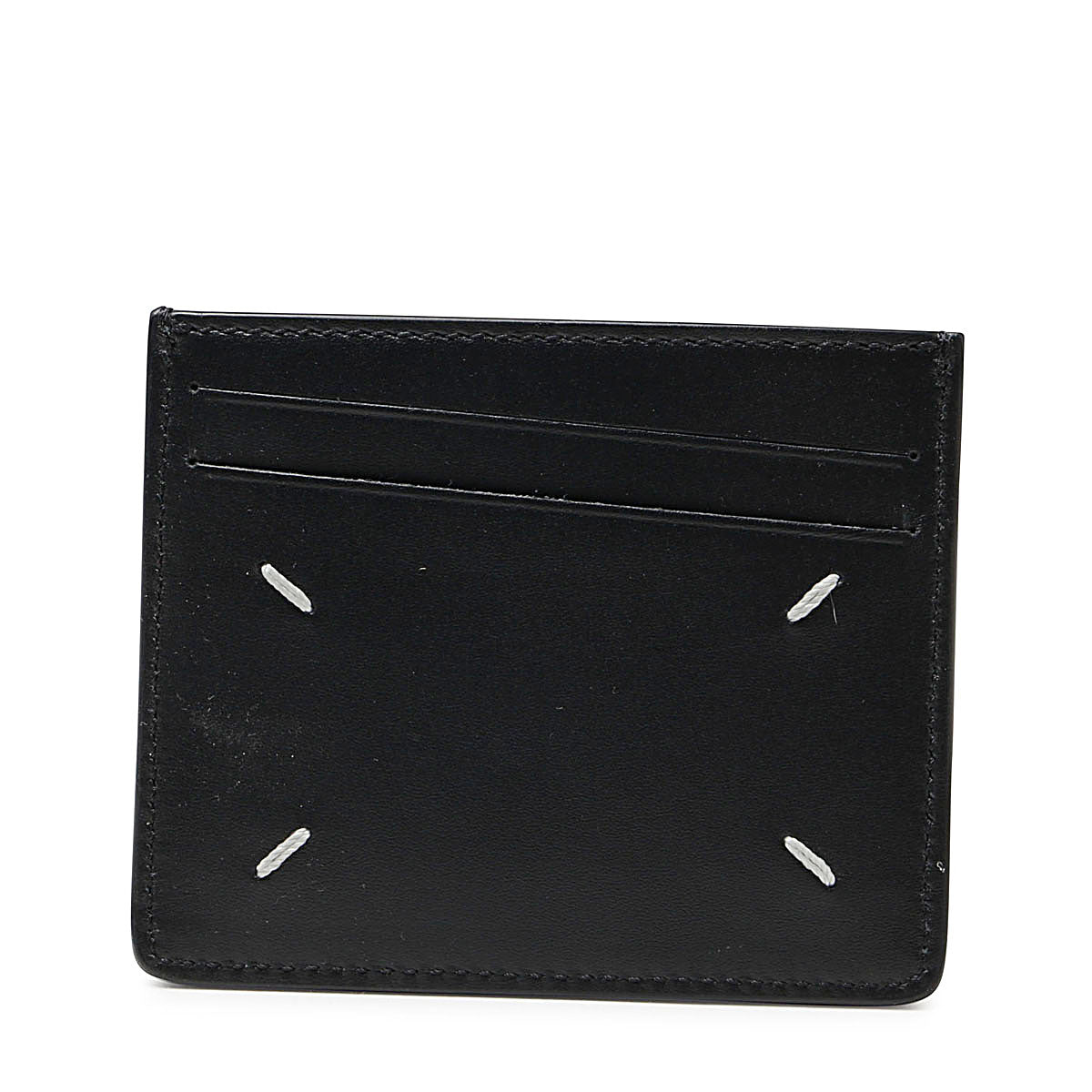 BLACK LEATHER CARDHOLDER