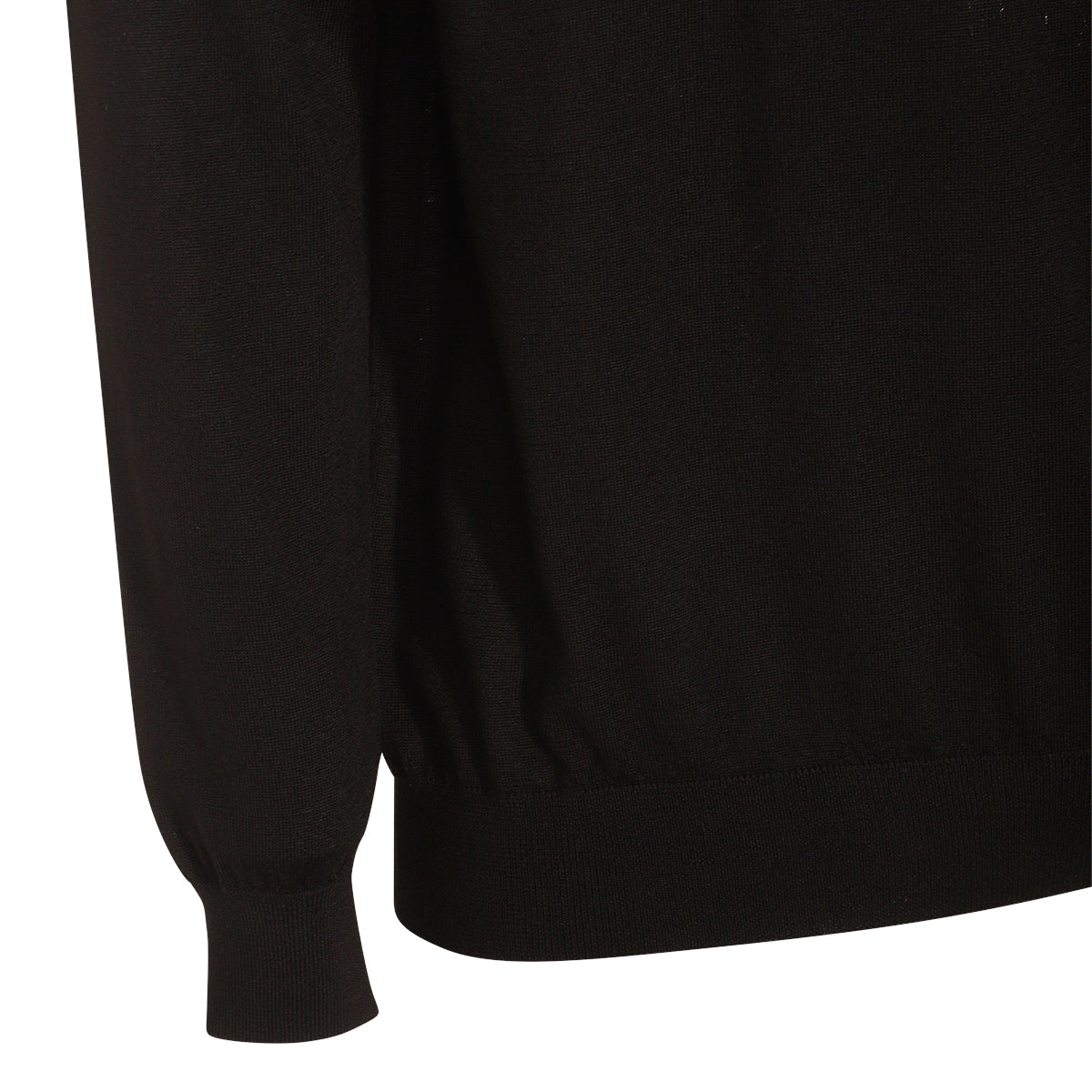 BLACK WOOL KNITWEAR