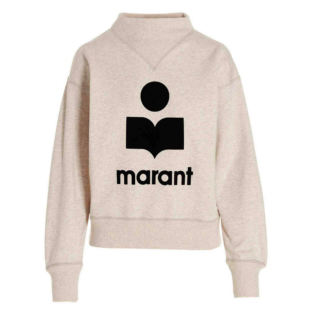 BEIGE COTTON MOBY-GZ SWEATSHIRT
