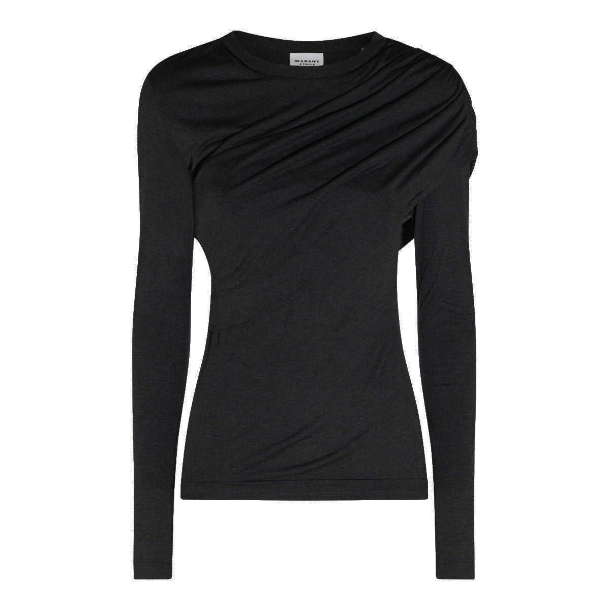BLACK VISCOSE DRESSI TOP