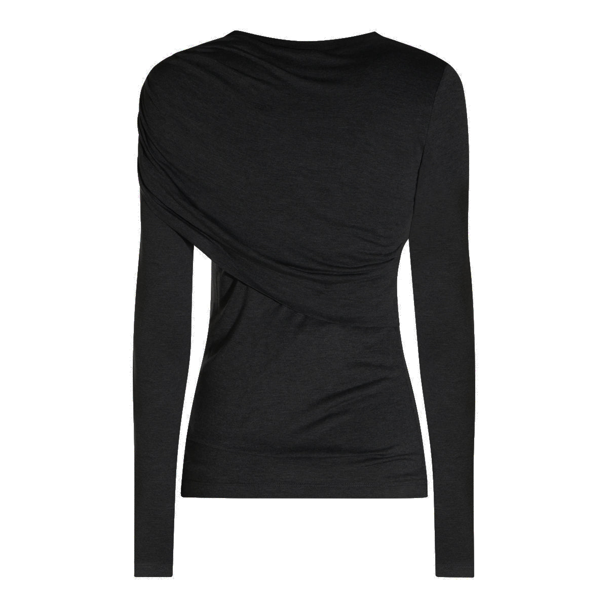 BLACK VISCOSE DRESSI TOP