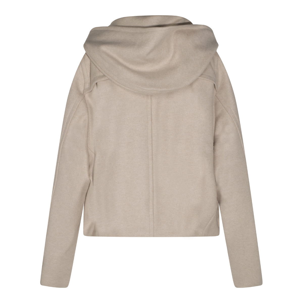 SAND WOOL AND CASHMERE BLEND TRIXIE CASUAL JACKET