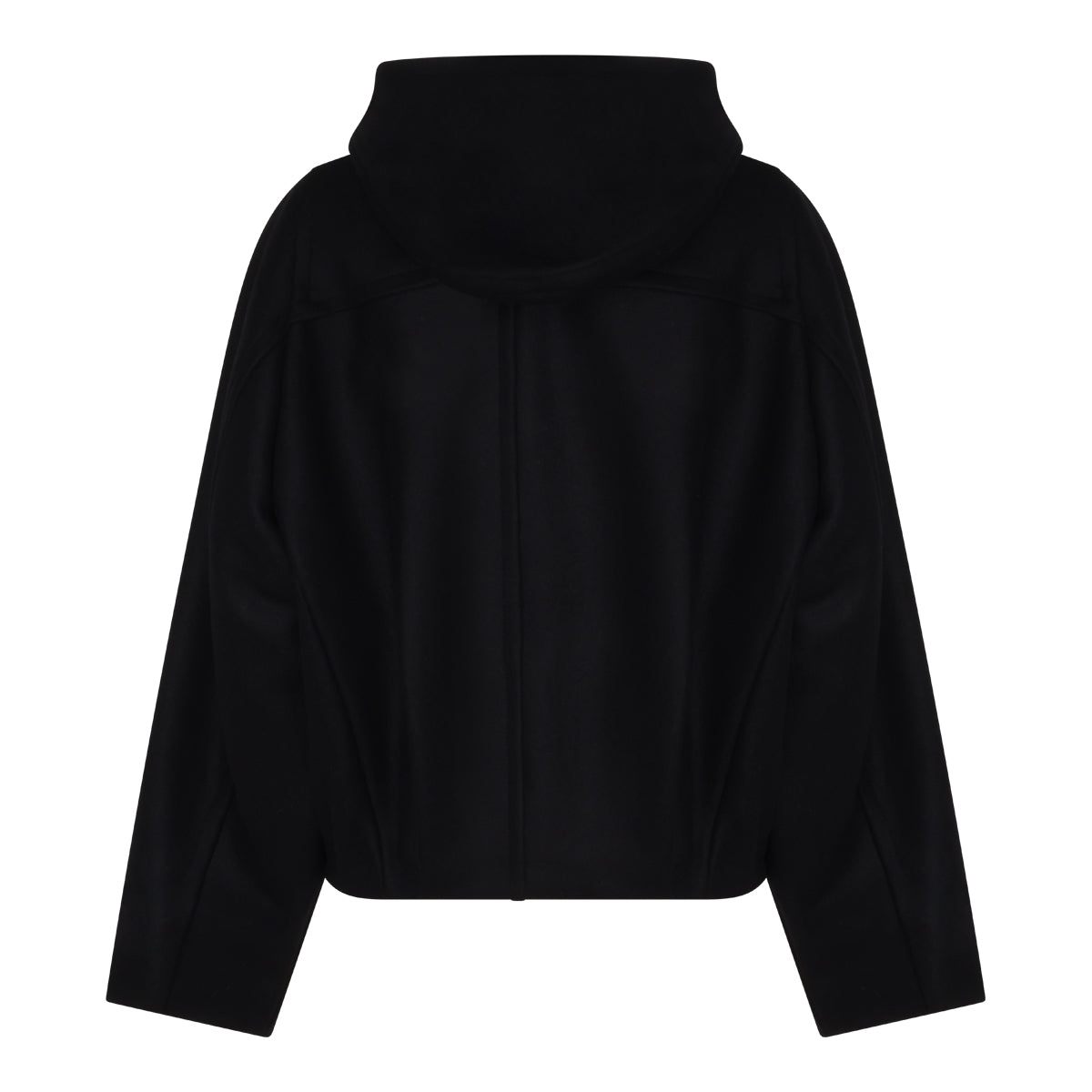 DARK NAVY WOOL AND CASHMERE BLEND TRIXIE CASUAL JACKET
