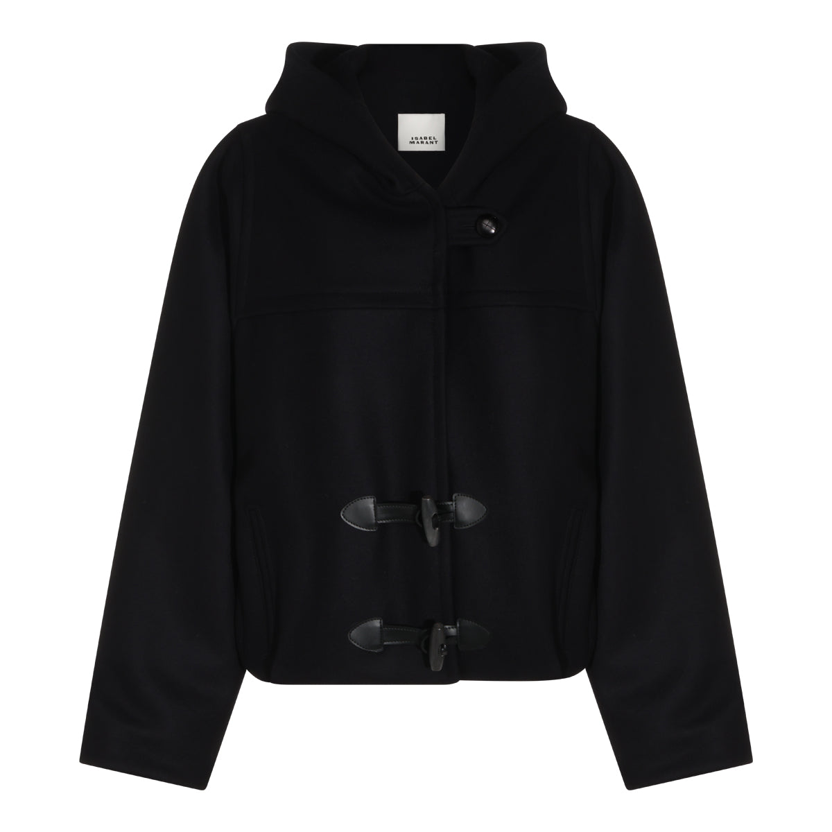 DARK NAVY WOOL AND CASHMERE BLEND TRIXIE CASUAL JACKET