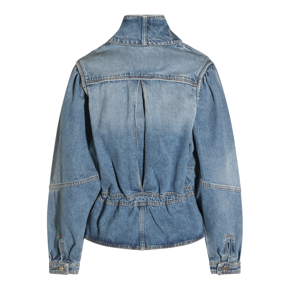 LIGHT BLUE COTTON DENIM JACKET