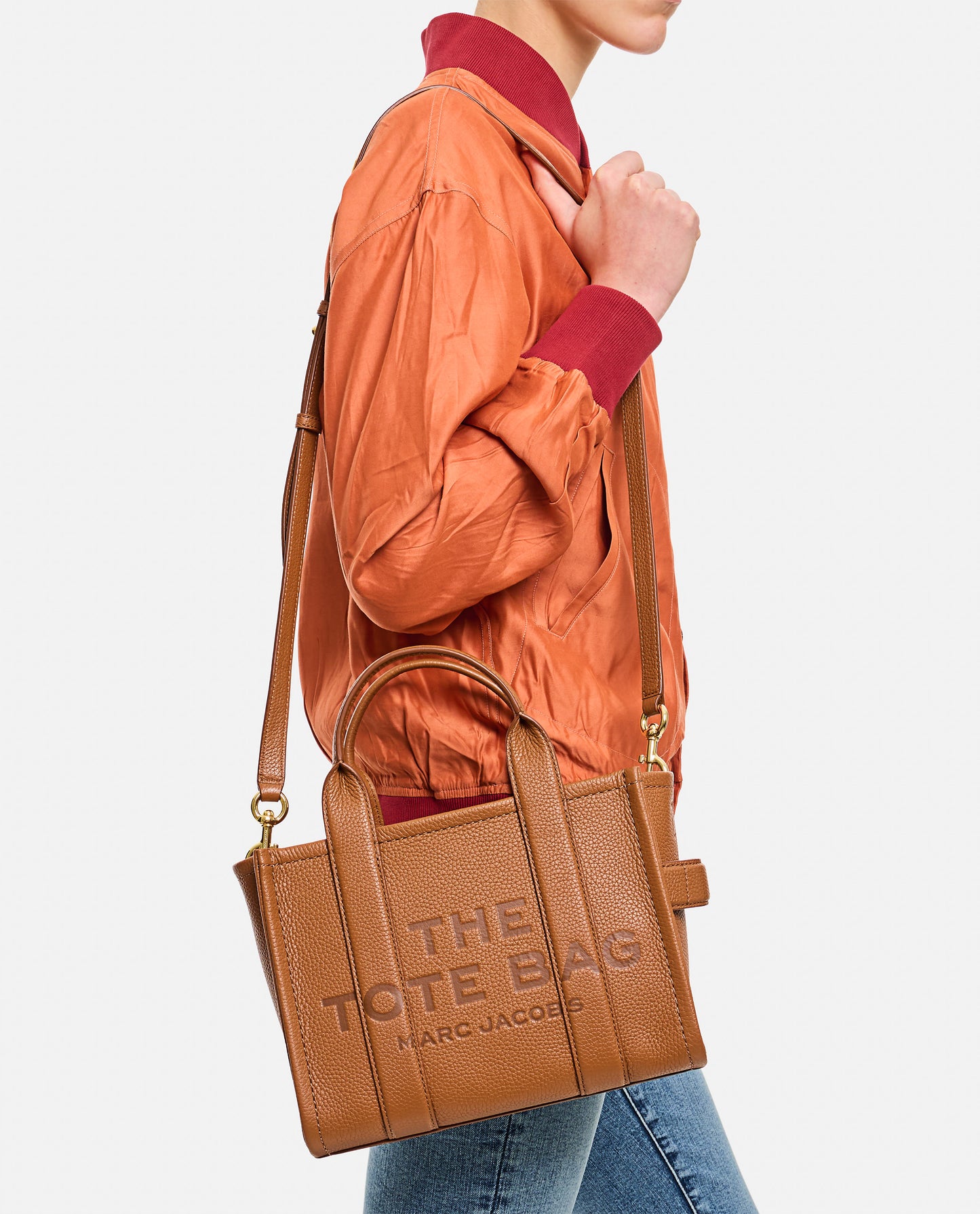 THE LEATHER SMALL TOTE BAG