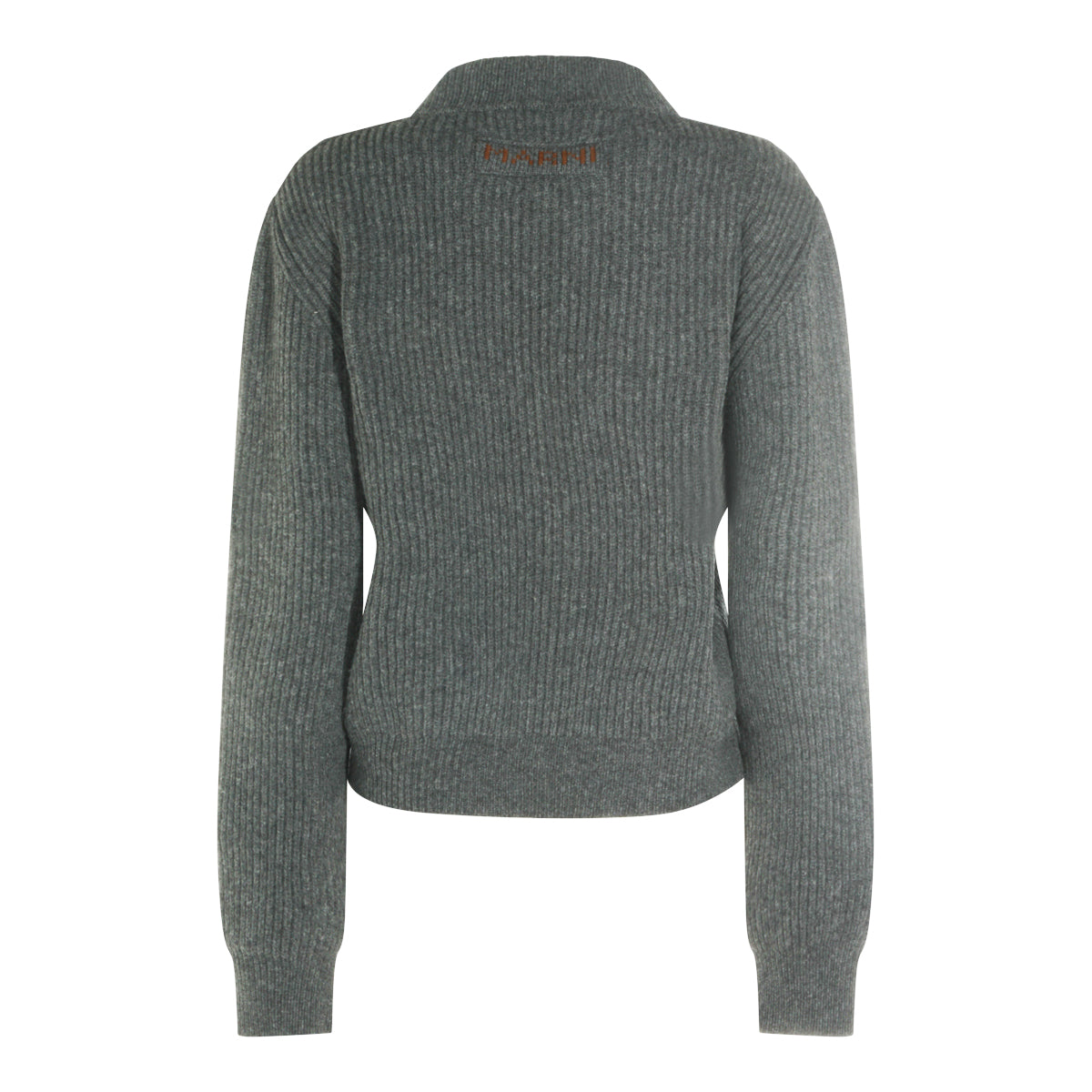 GREY VIRGIN WOOL KNITWEAR