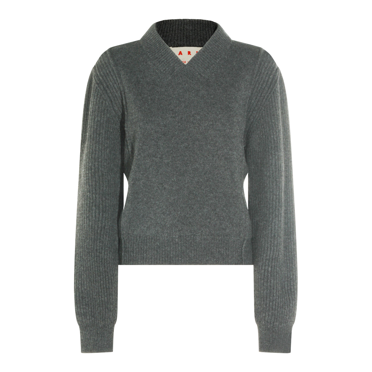 GREY VIRGIN WOOL KNITWEAR