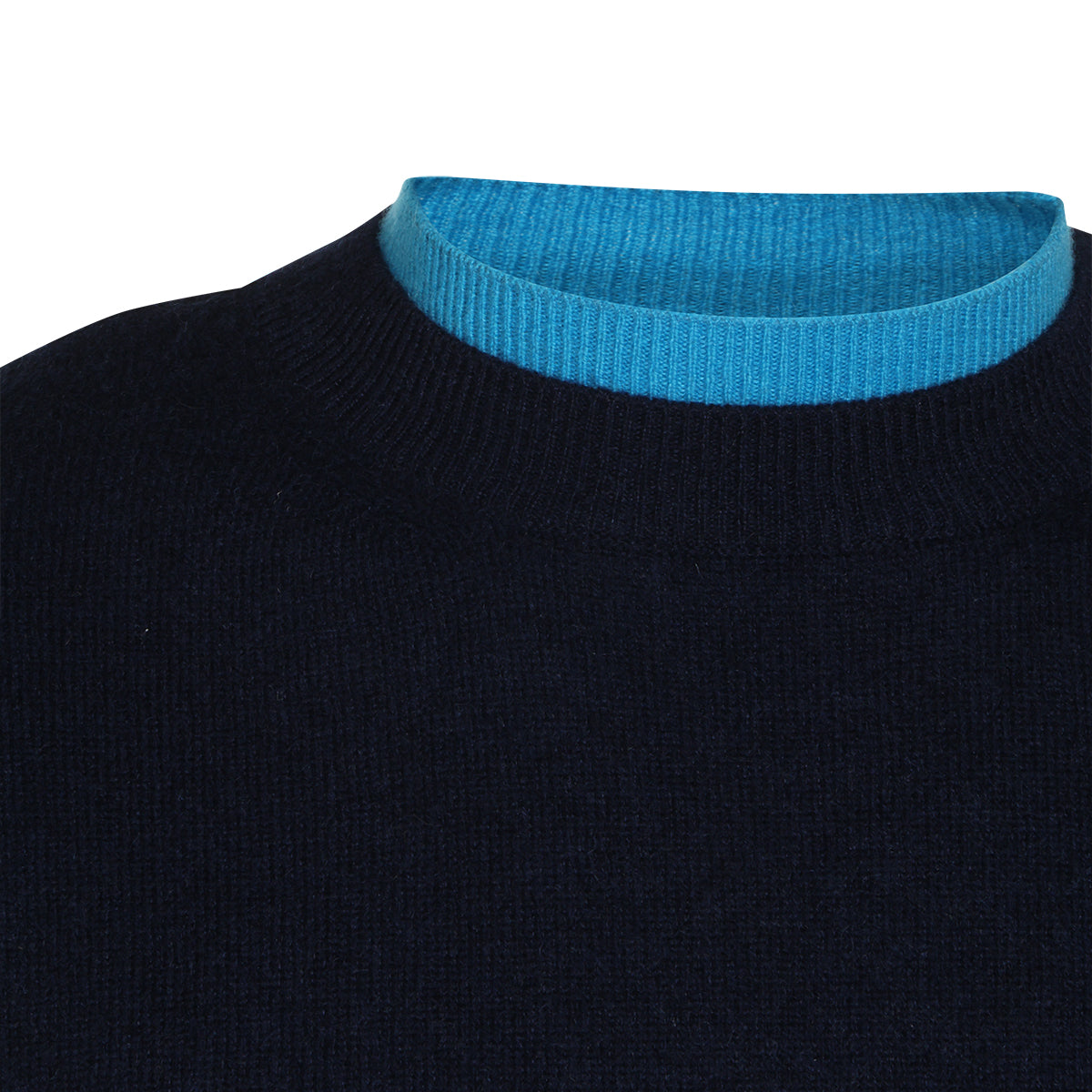 BLUE CASHMERE SWEATER
