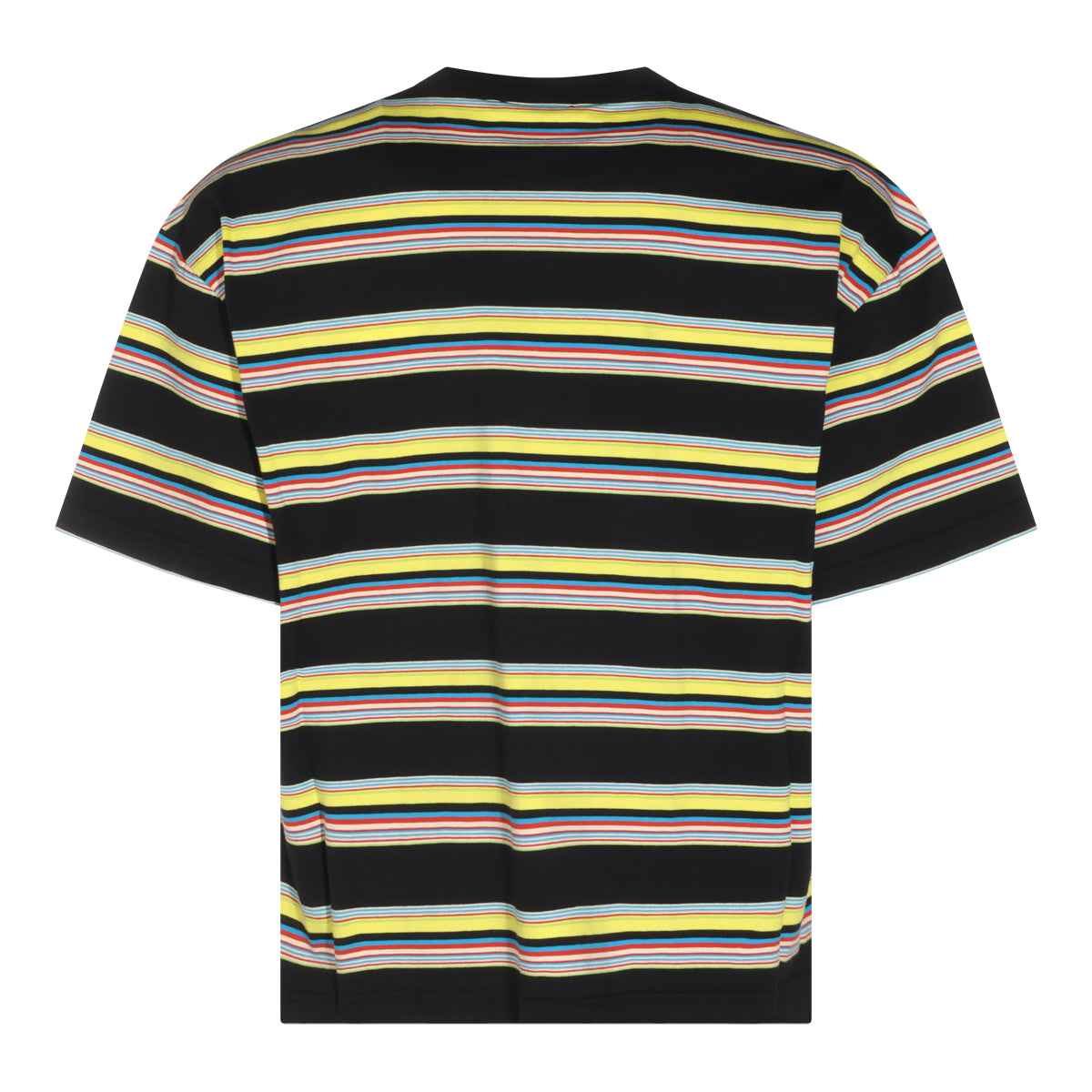 MULTICOLOR COTTON STRIPED T-SHIRT