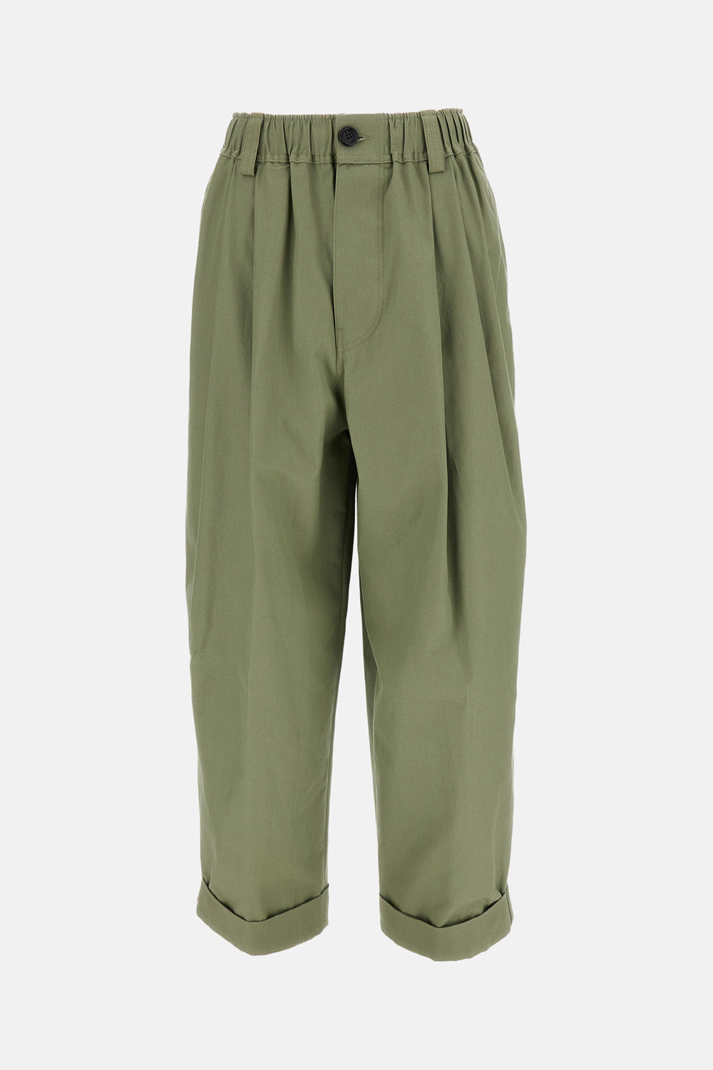 WIDE LEGE CANVAS TROUSERS