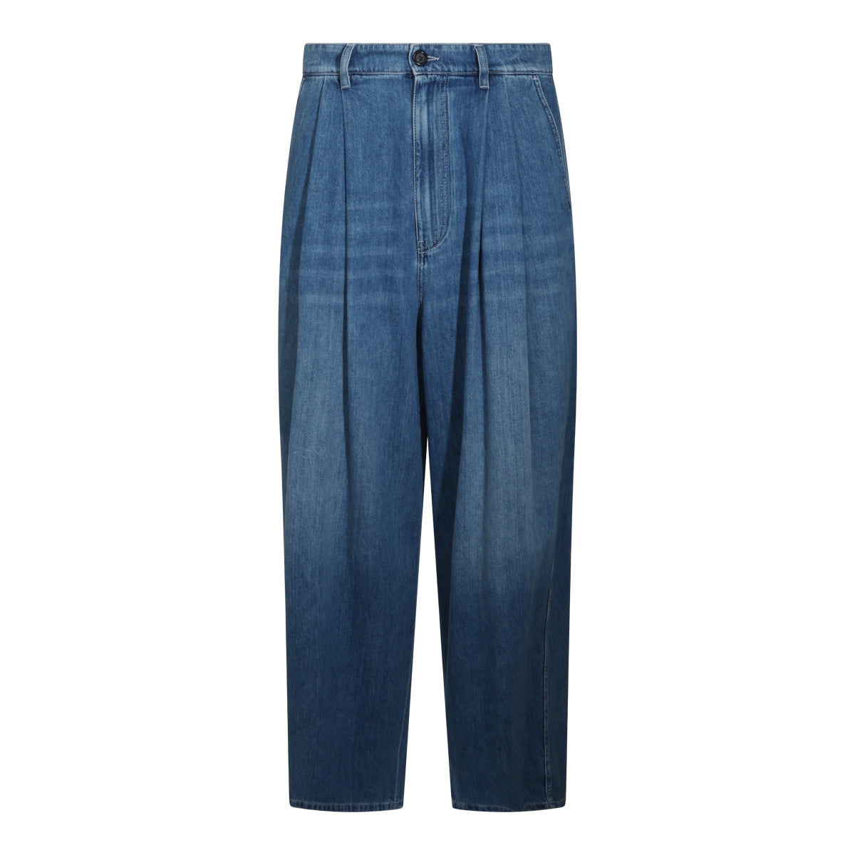 DARK BLUE COTTON JEANS