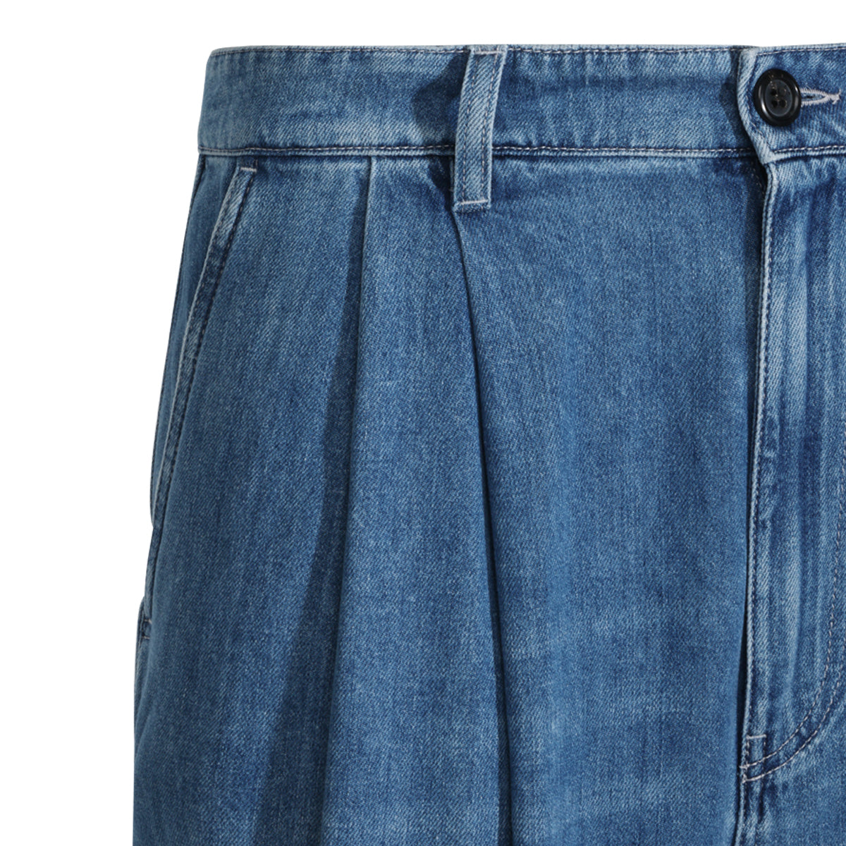 DARK BLUE COTTON JEANS