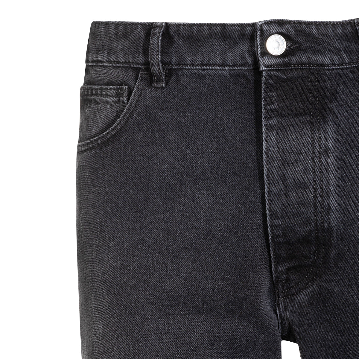 BLACK COTTON DENIM JEANS