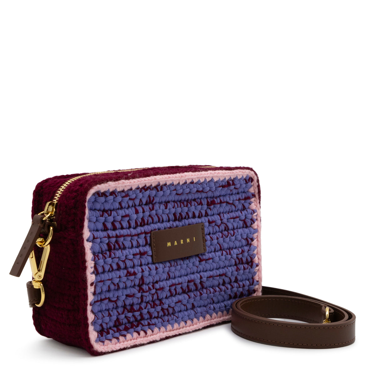 MULTICOLOR WOOL CROSSBODY BAG