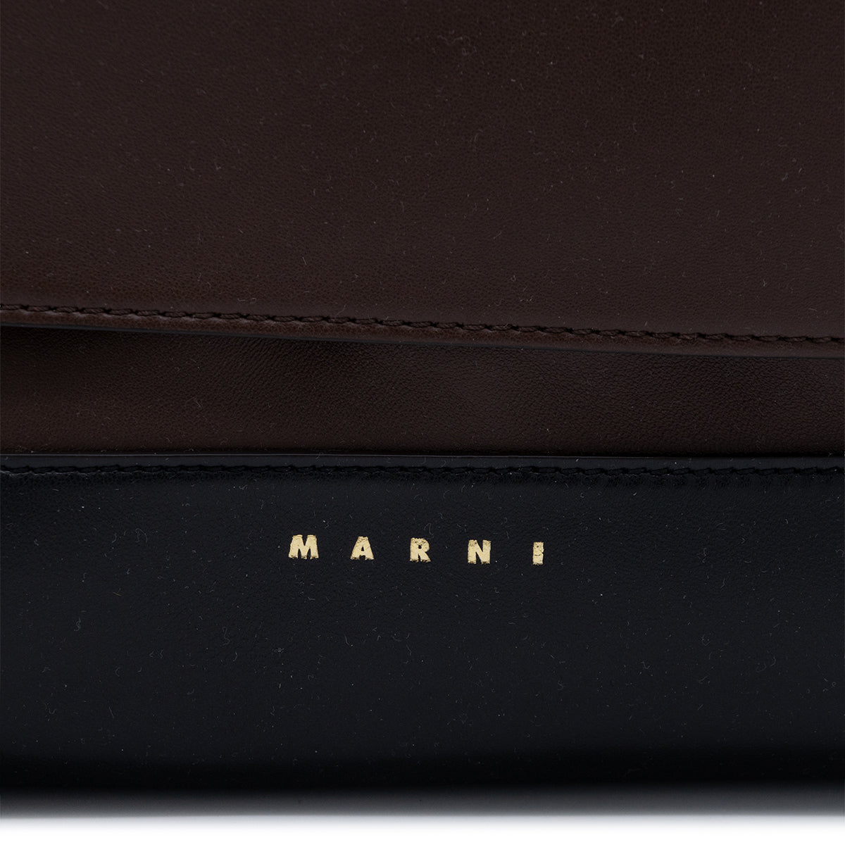 BLACK AND BROWN SHOULDER BAG