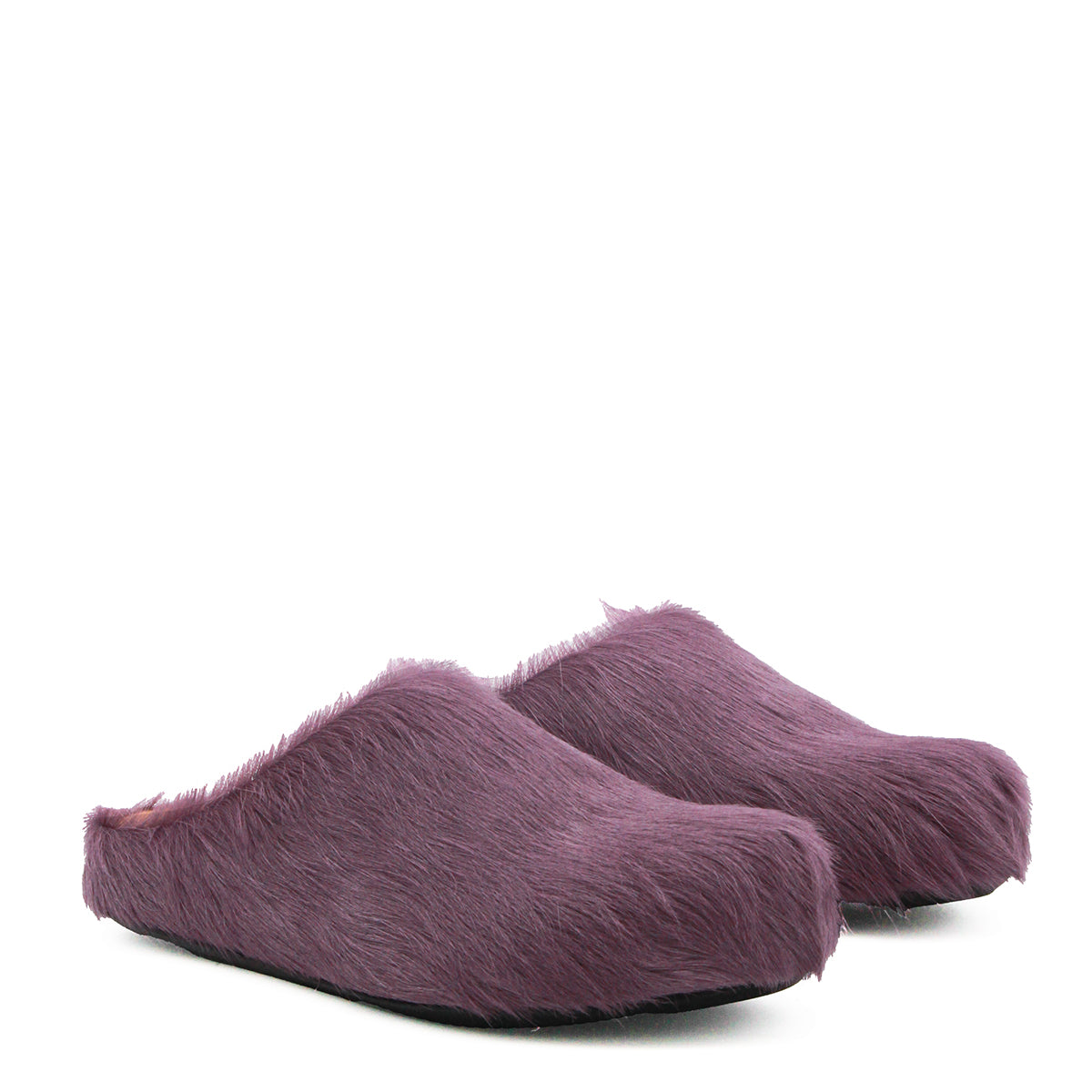 LILAC LEATHER FLATS