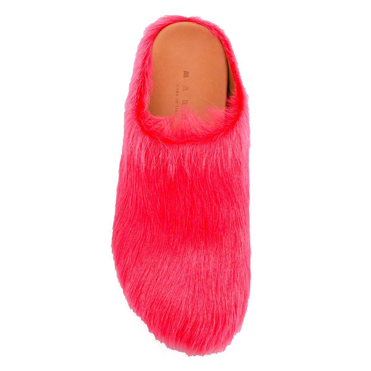 FUCHSIA LEATHER FLATS