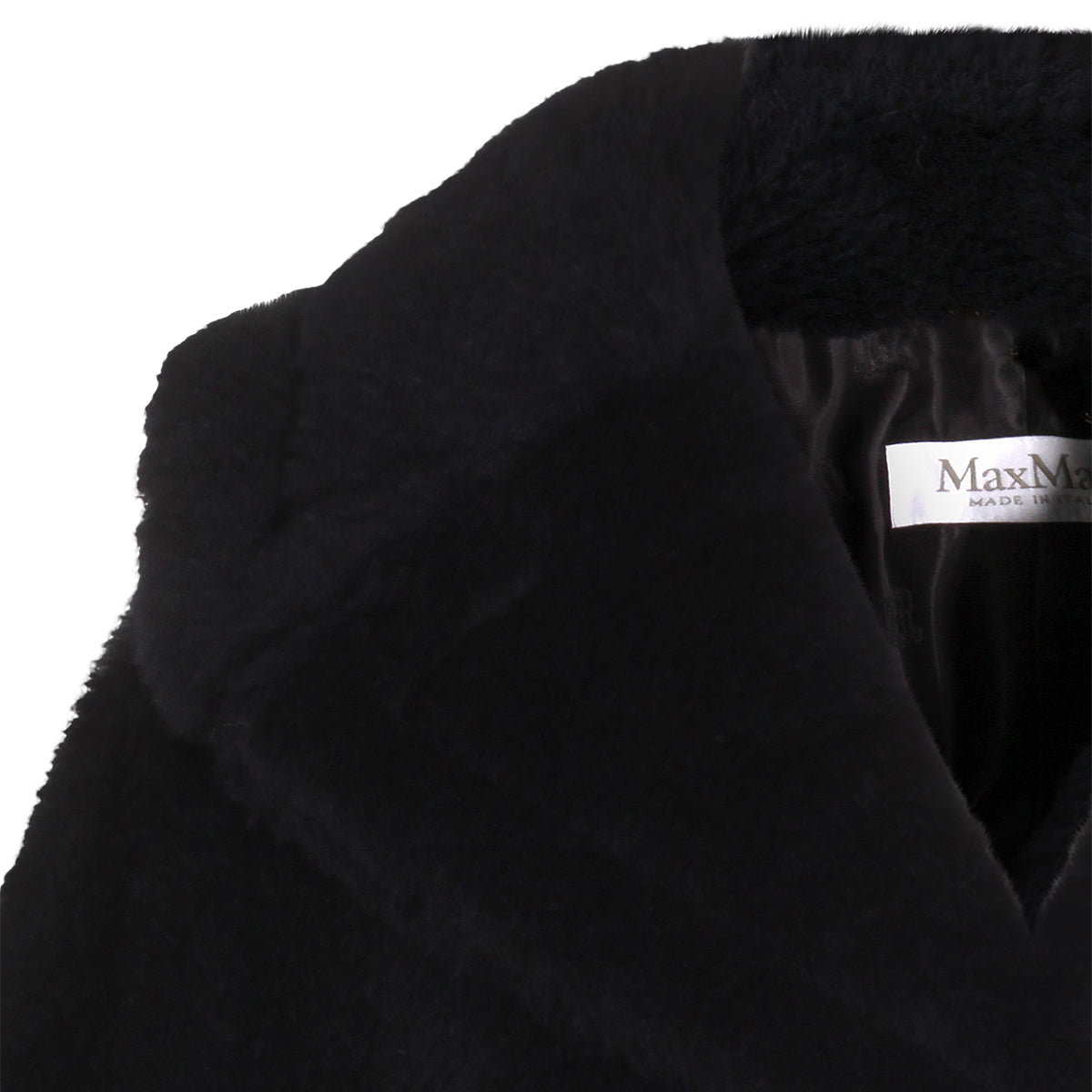 BLUE WOOL BLEND CAPE