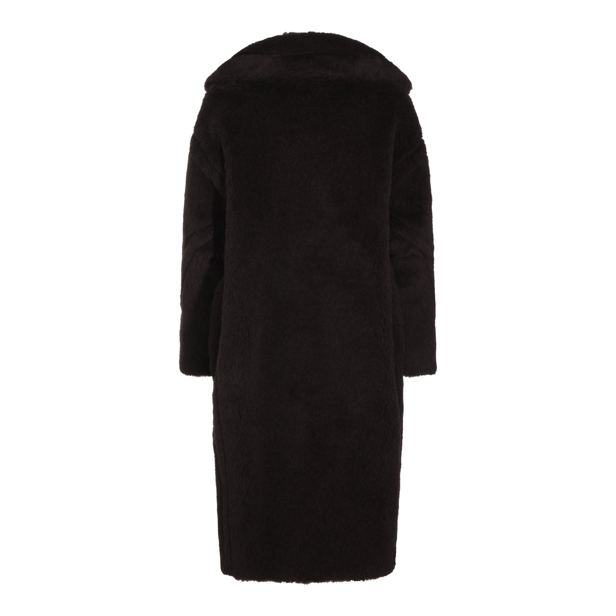 EBONY MOHAIR AND WOOL BLEND TEDGIRL COAT