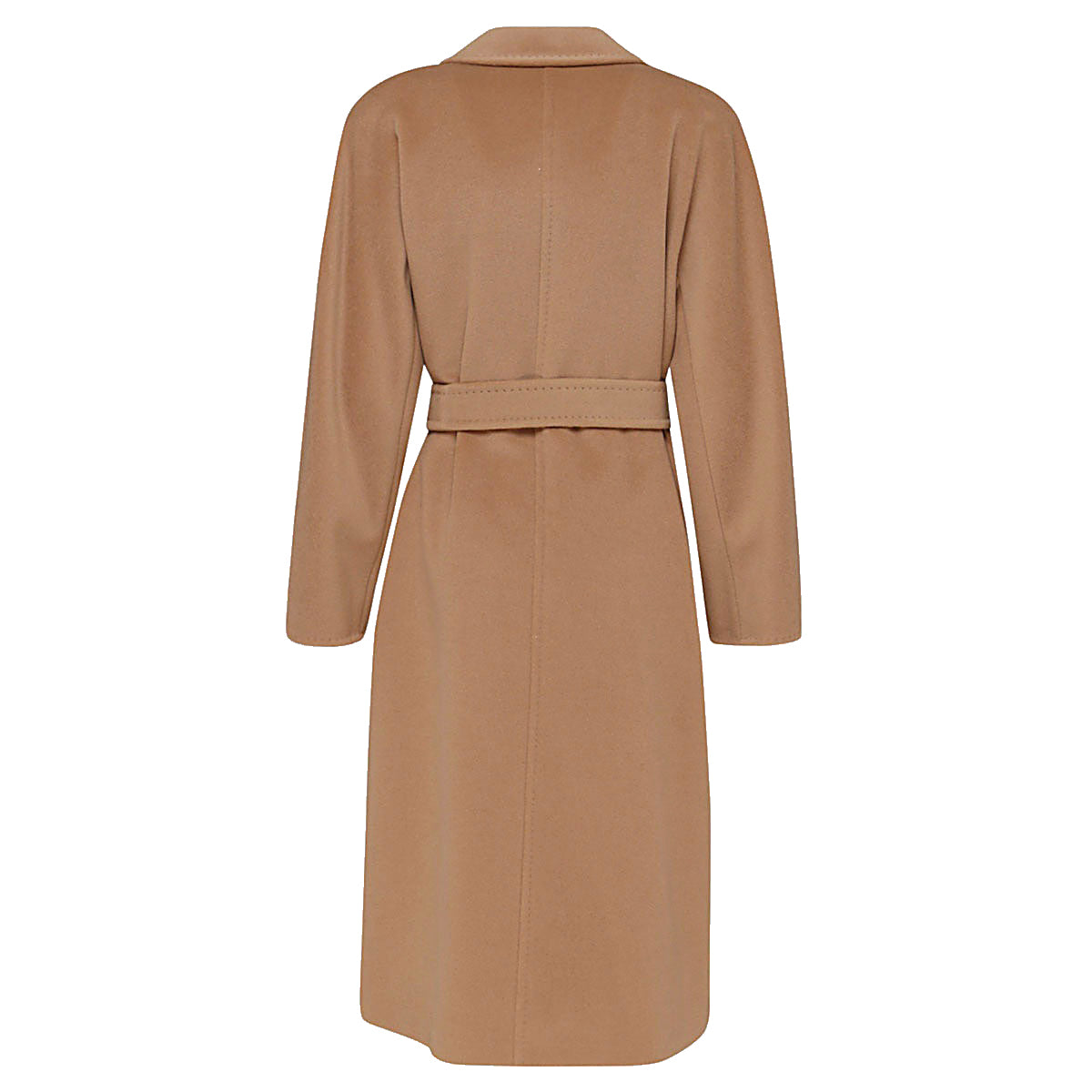 CAMEL VIRGIN WOOL AND CASHMERE BLEND MADAME COAT