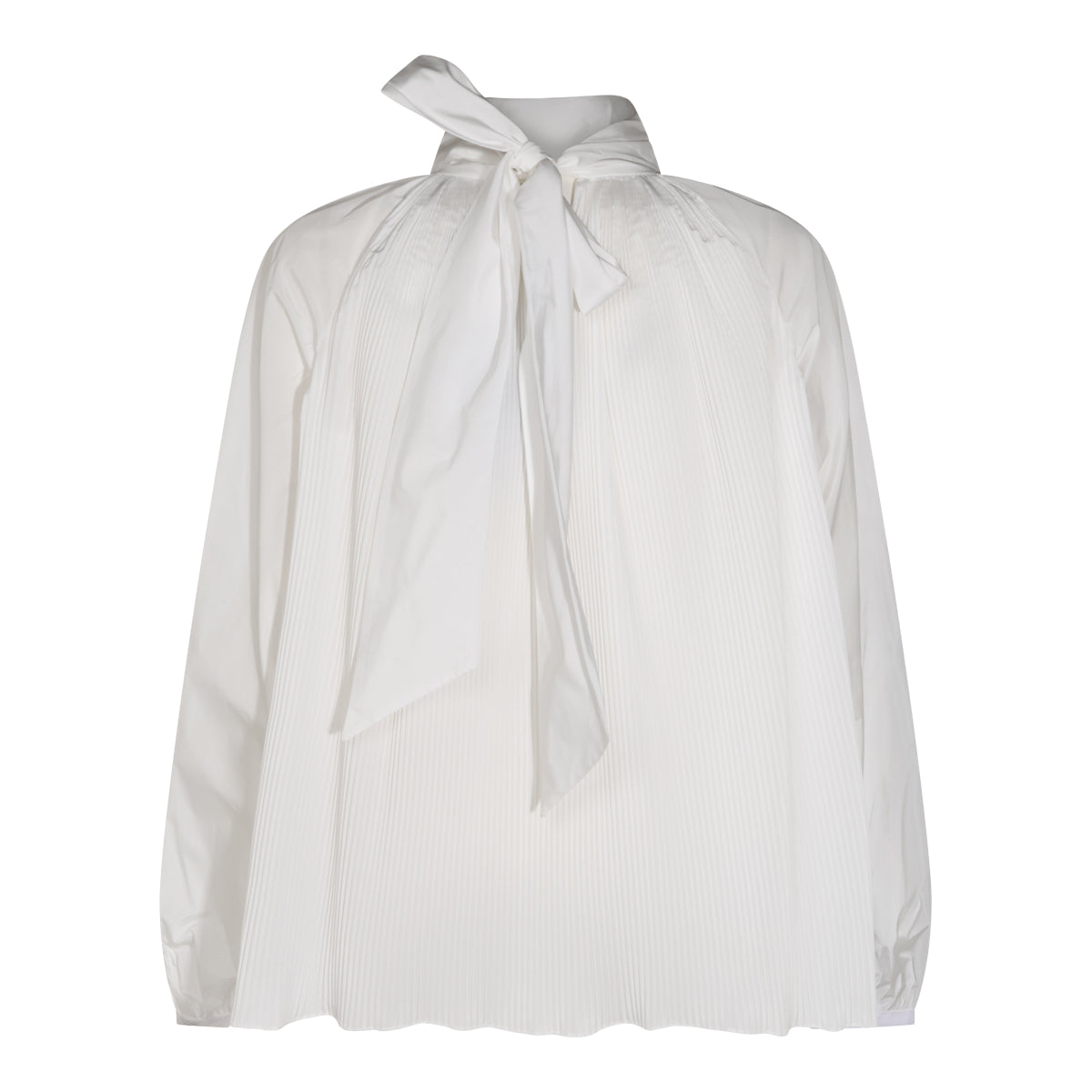 WHITE SILK BLEND VALLE SHIRT