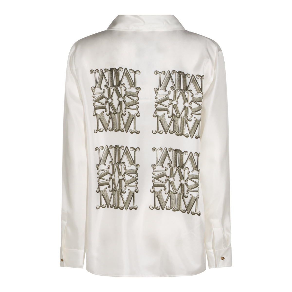 WHITE AND BLACK SILK FILTRO SHIRT