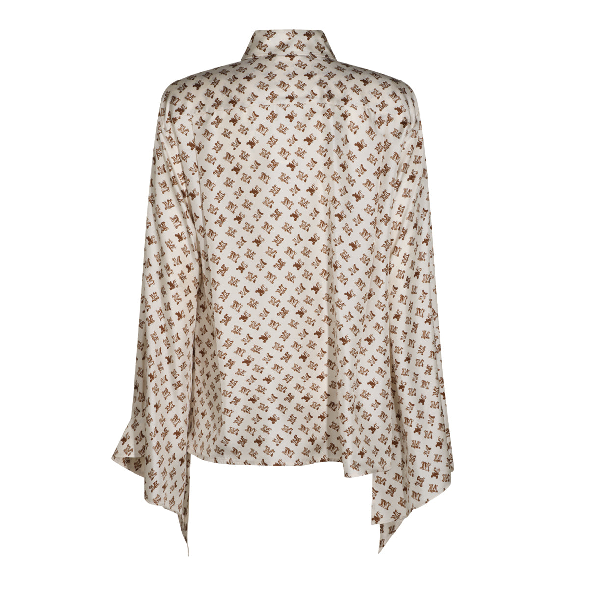 WHITE SILK MOBICE SHIRT