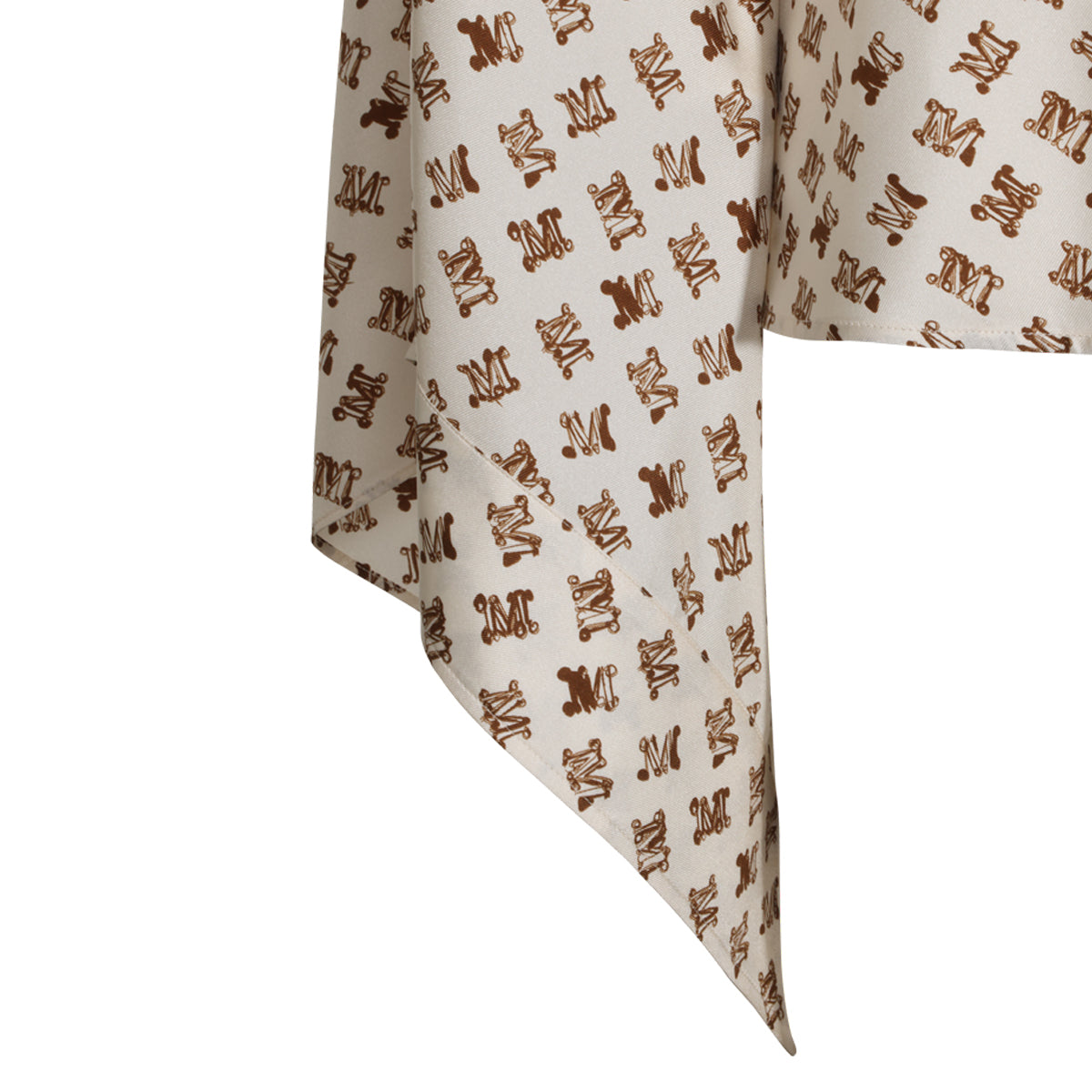 WHITE SILK MOBICE SHIRT