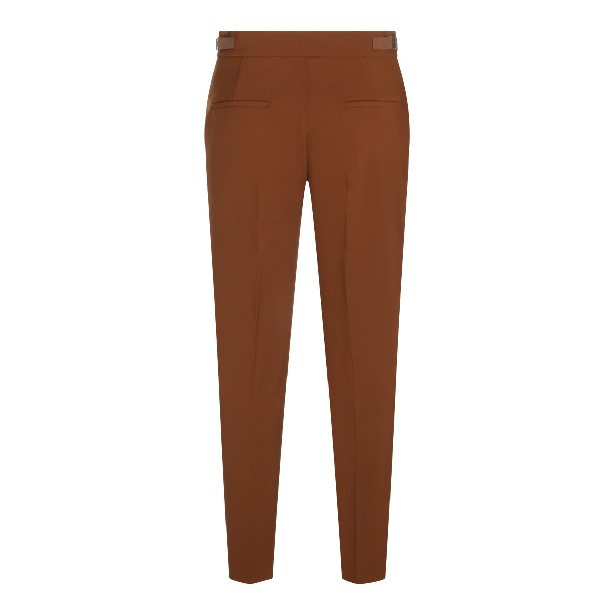 BRONZE VIRGIN WOOL STRETCH MACINO PANTS