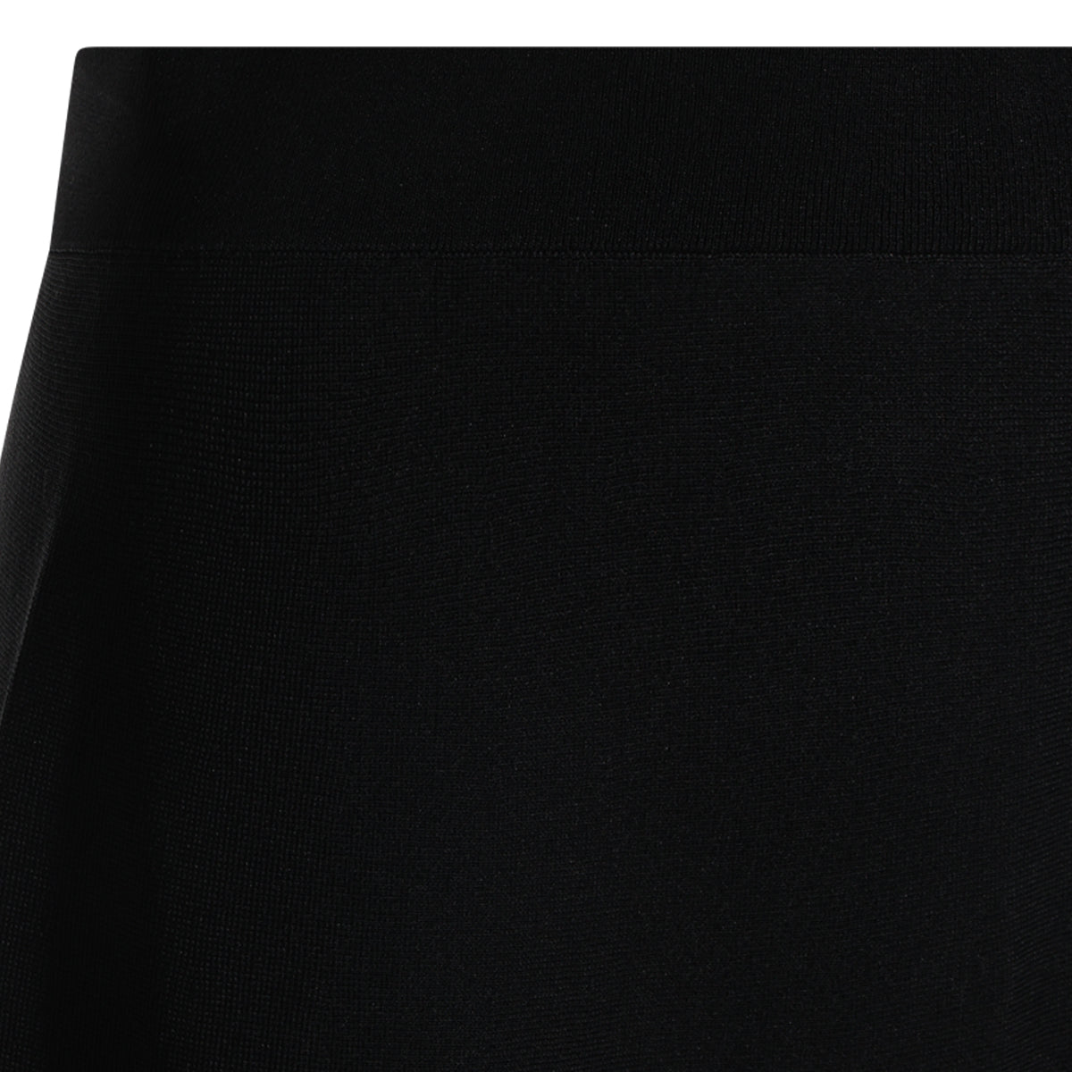 BLACK VISCOSE FUGGITO MIDI SKIRT