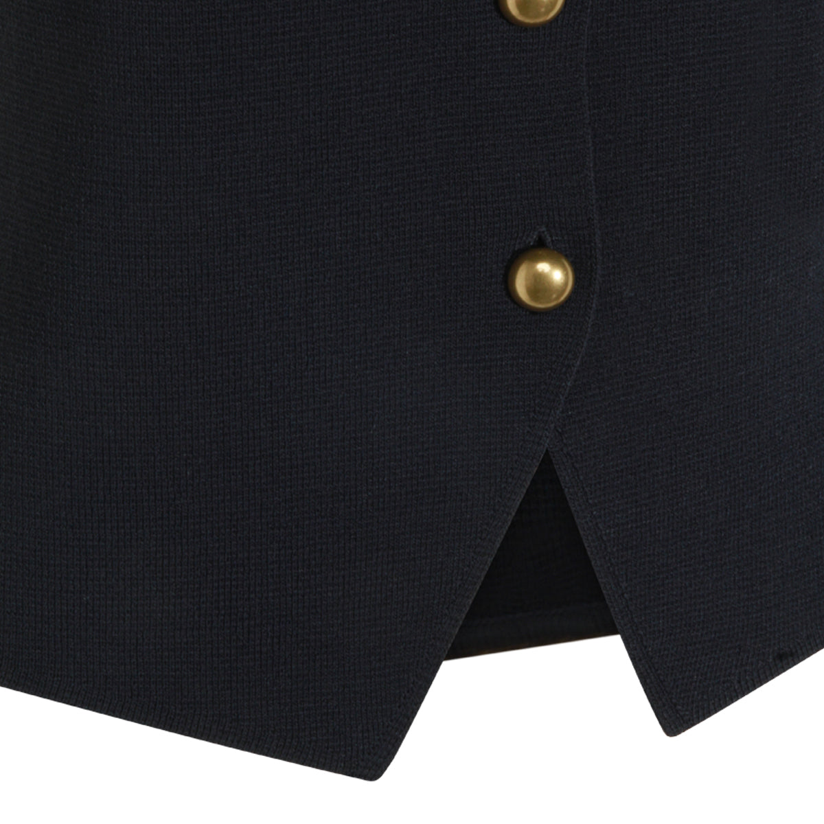 NAVY VISCOSE GOLA VEST TOP