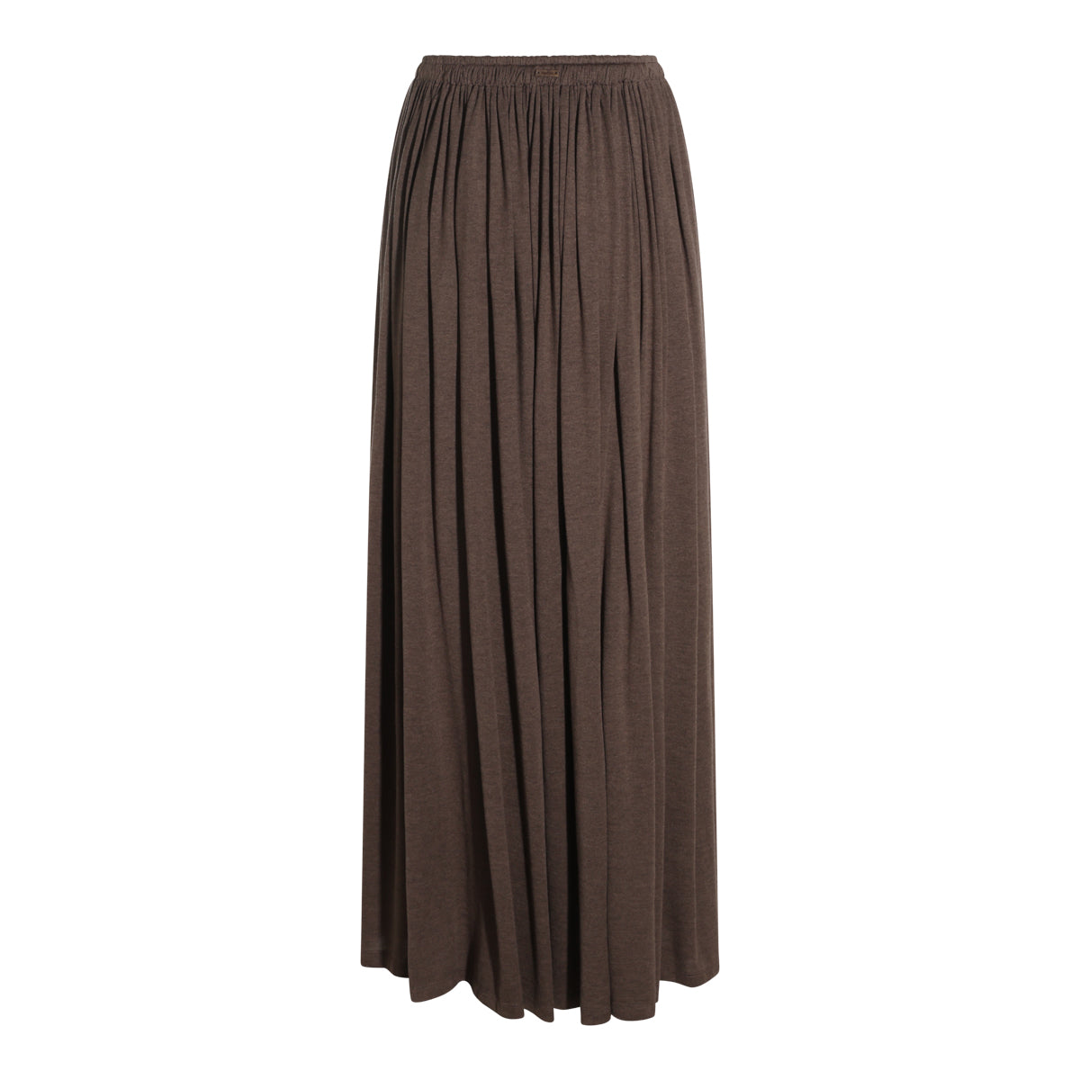 BROWN LIVREA MAXI SKIRT