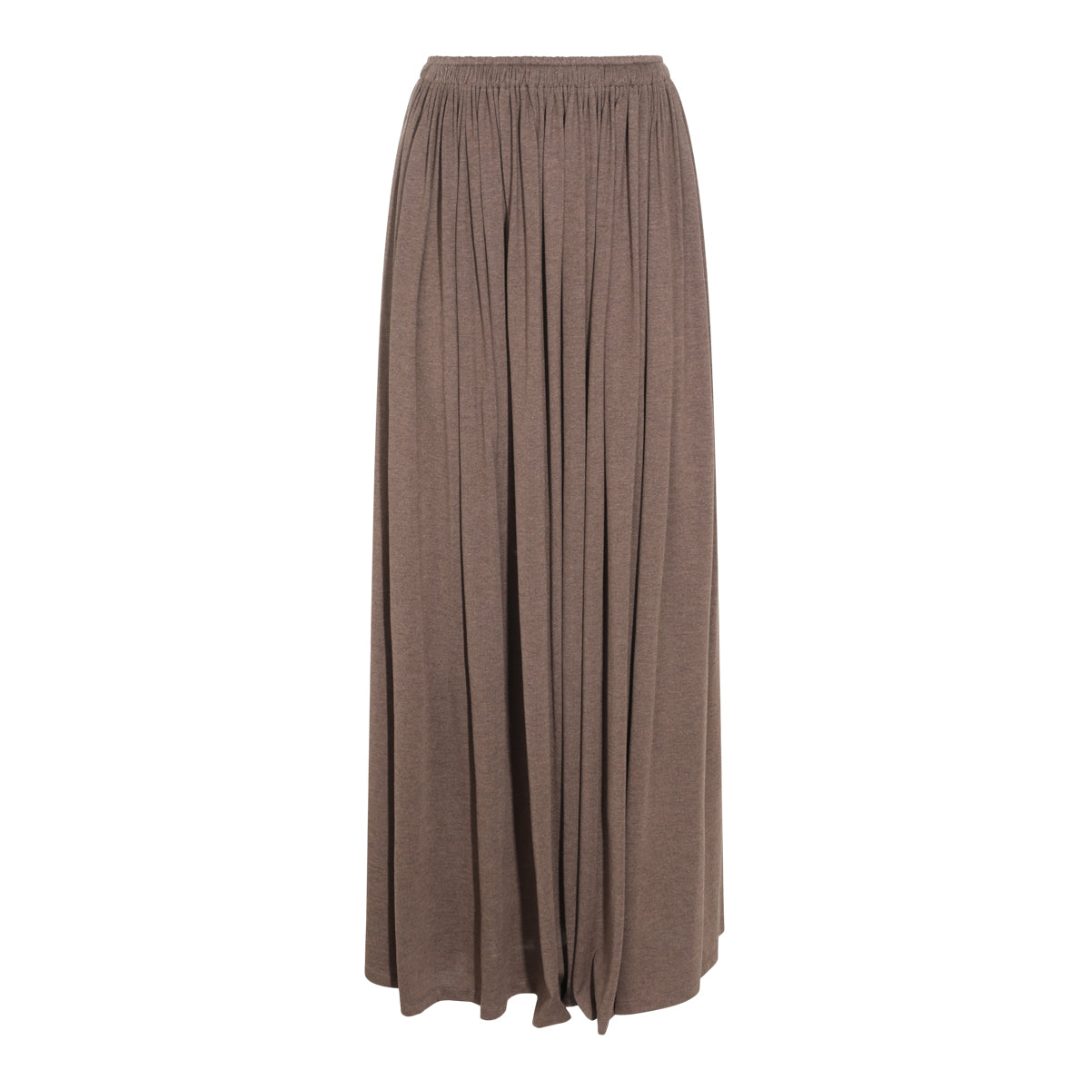 BROWN LIVREA MAXI SKIRT