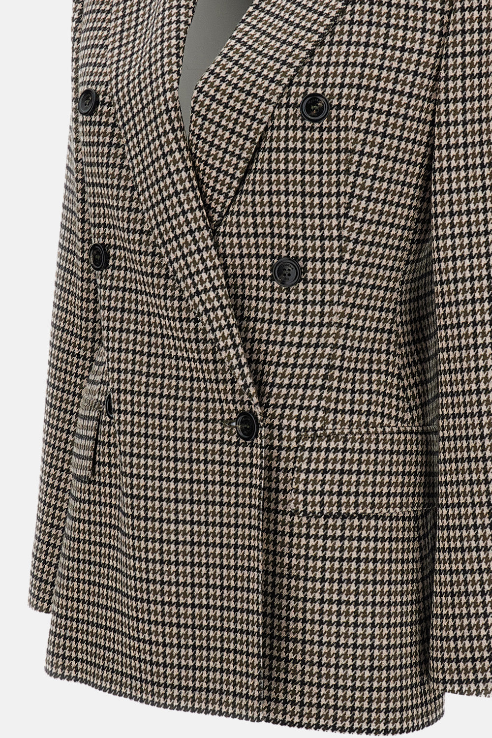 PIED DE POULE DOUBLE BREASTED BLAZER