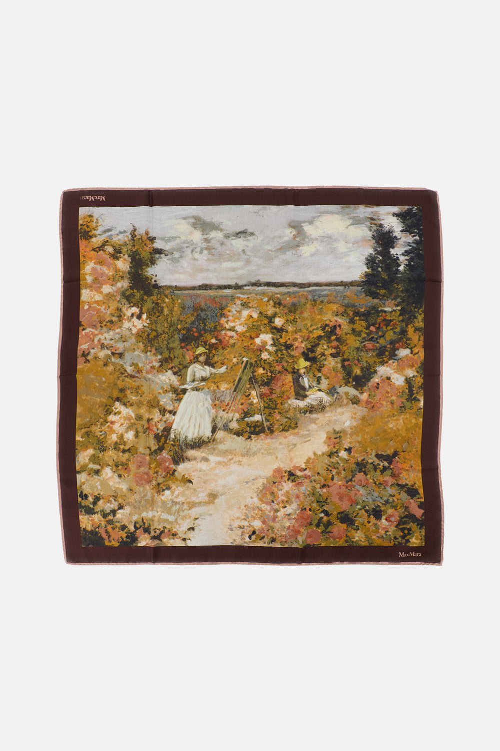 SILK TWILL MAXI SQUARE SCARF